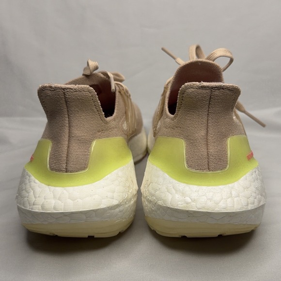 Adidas Trainers Womens 7 UltraBoost 21 Ash Pearl Pink Road Running Light Shoes - Picture 3 of 15